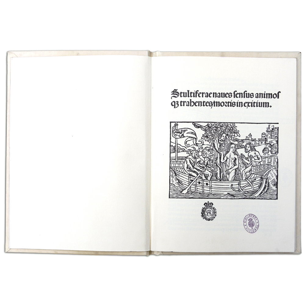 Stultiferae naves-Badius Ascensius-Biel Basilea-Incunabula & Ancient Books-facsimile book-Vicent García Editores-0 Opened